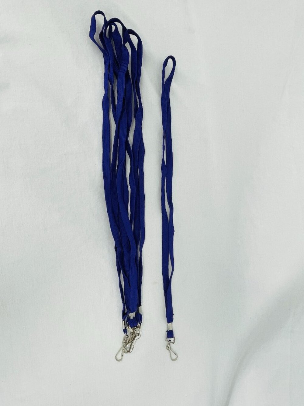 Purple Long Lanyards with Metal Clasps (5 in Bundle)